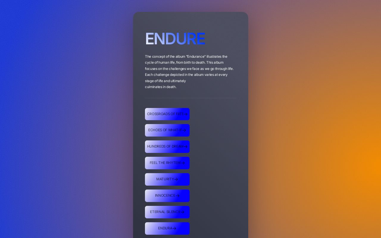 Carrd profile picture for @endure